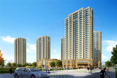 泰安市政府附近，泰山广场，泰山学院附属中学